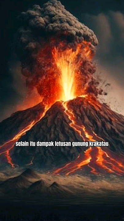 Letusan Gunung Krakatau Membuat Dunia Gelap Bertahun Tahun