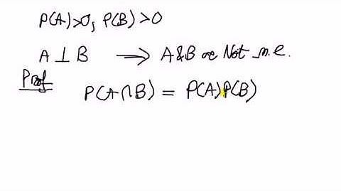 2 independent events can not be mutually exclusive - Proof