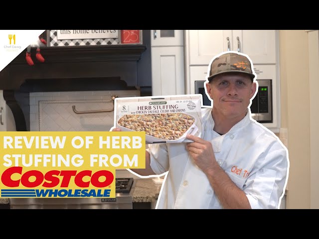 Review of Herb Stuffing From Costco | Chef Dawg - YouTube