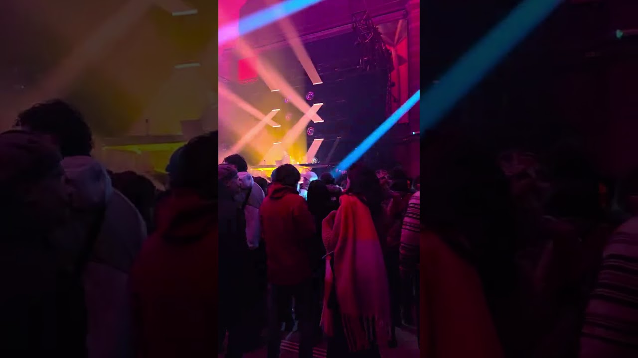 Vidéo en double. NTO. Concert Gare de Strasbourg Nuit 14 au 15 février 2026.