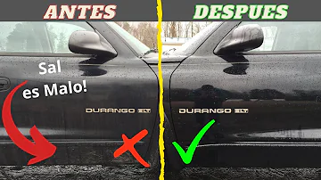 ¿Lavar el coche en invierno evita la oxidación?