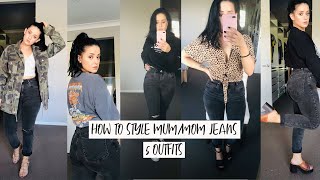 HOW TO STYLE MOM JEANS/AFFORDABLE FASHION