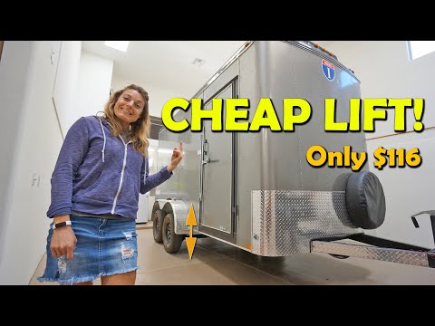 Trailer RV Lift -- Easy + CHEAP!! - Dexter Axle Leaf Spring Over Under Conversion Kit!!