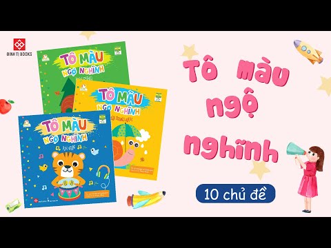 Hình Vẽ Ngộ Nghĩnh Cho Bé Tô Màu - [Sách mới] - Tô màu ngộ nghĩnh