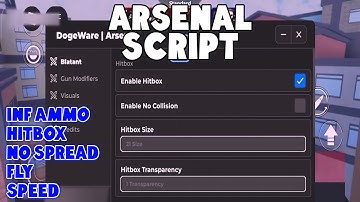 *NEW* ROBLOX ARSENAL SCRIPT - (HITBOX EXPANDER, NO RELOAD, FAST FIRE, WALKSPEED, NO RECOIL)