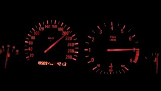 BMW M3 3.0 E36 Acceleration 0-200 Beschleunigung Autobahn 0-100 100-200 S50B30
