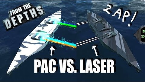PAC vs Laser (Canoes)! ⚡🔥 From the Depths