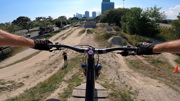MTB-routes in High Park? Sunnyside Bike Park in Toronto + dronepiloot!