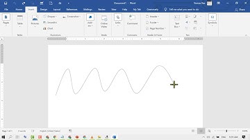 How To Draw A Curved Line In MS Word