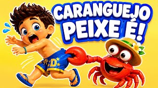 The Crab Is Not a Fish | Kids' Classics at Clube do Solzinho. Fun animated music for kids