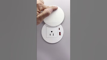 rotate and plug in，office table socket #recessedsocket #officefurniture  #furnitureaccessories