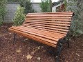 Garden bench restoration