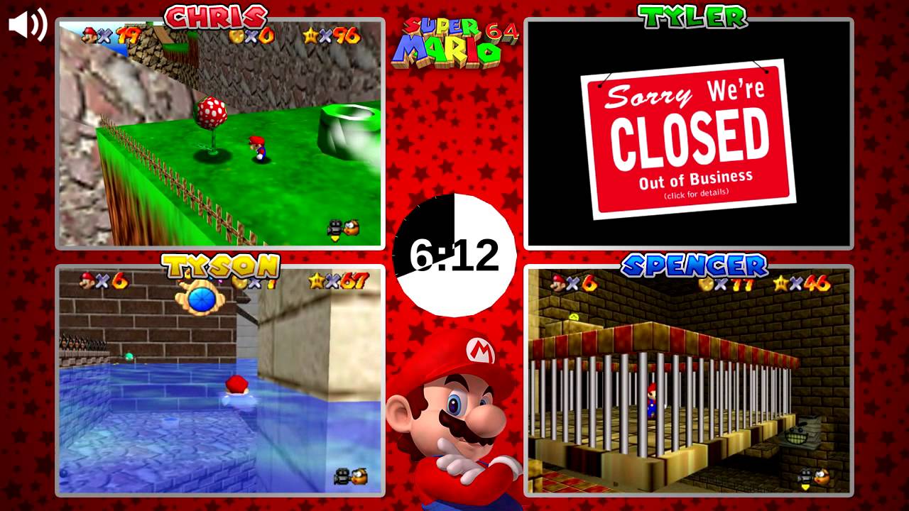 Super Mario 64 VS: Part 13 (4-Player)