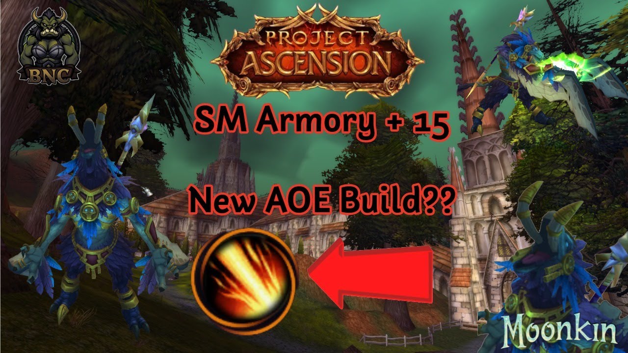 Scarlet Monastery +15 - Balance Druid POV - M+ AOE Build [Ascension Bronzebeard]