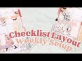 Checklist Layout Classic Happy Planner - Weekly Setup &amp; Plan with Me