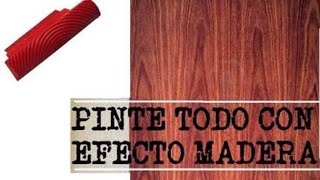 Cómo imitar madera con un veteador - Tutoriales arte de Totenart