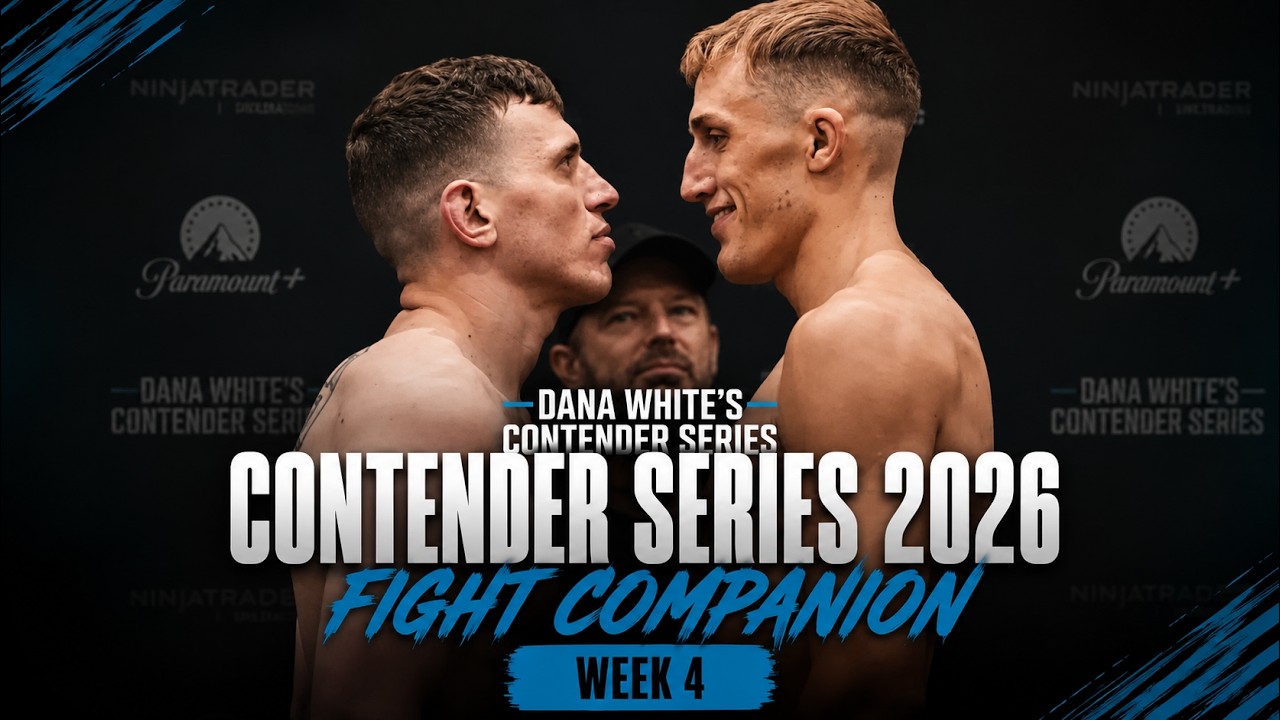 Dana White Contender Series 2026 Week 4 Fight Companion