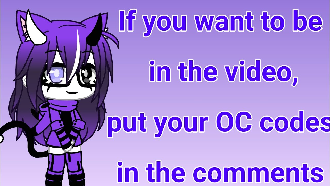 Put your OC codes in the comments if ya want to be in the video - YouTube