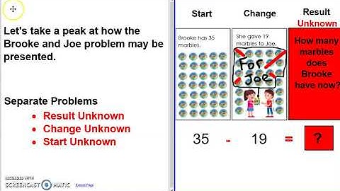 Separate Word Problems - 2nd Grade