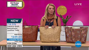 HSN | Patricia Nash Handbags Celebration 07.28.2020 - 11 PM