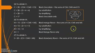 Module 2 Problems involving sets Part 2