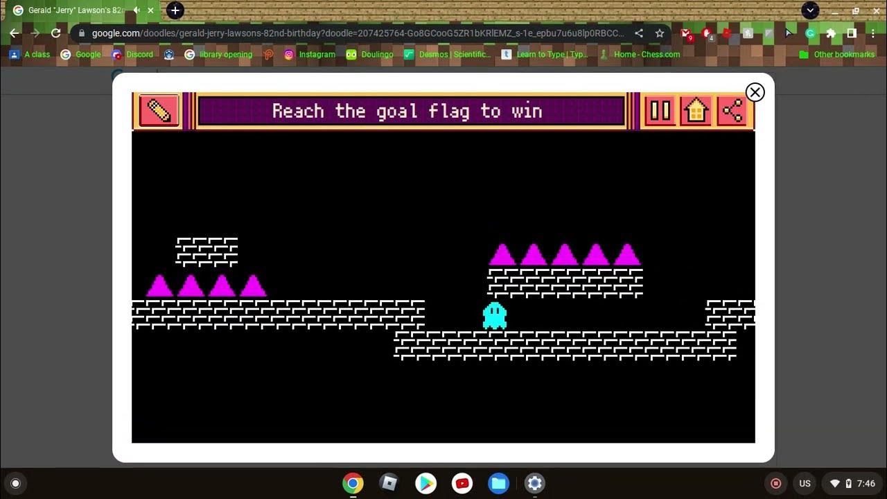 Google doodle Jerry Lawson 82nd birthday game Custom Level/Game