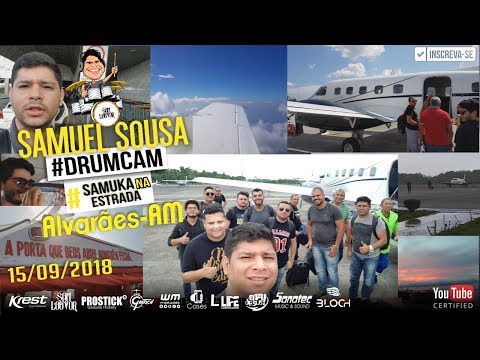 #SamukaNaEstrada #DrumCam em Alvar&atilde;es-AM 15/09/18
