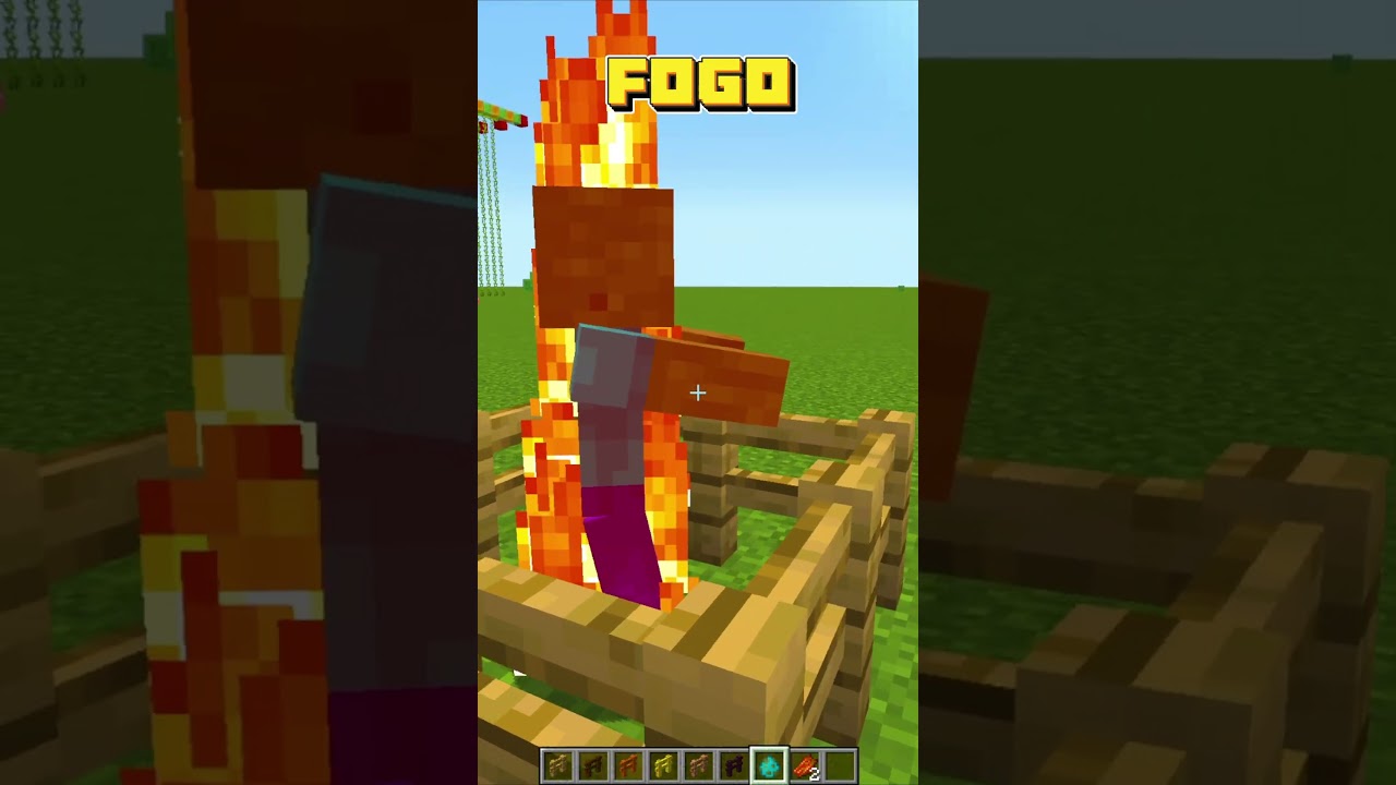 COISAS QUE NÃO FAZEM SENTIDO NO MINECRAFT KKKKKKK #minecraft