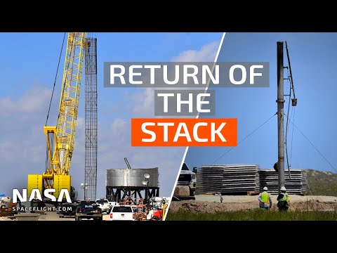 SpaceX Boca Chica - Super Heavy Pad Work and Flare Stack Returns