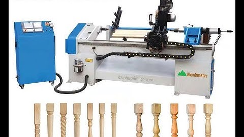 WOODMASTER. MÁY TIỆN GỖ CNC NẠP PHÔI TỰ ĐỘNG | WM-1500ASL