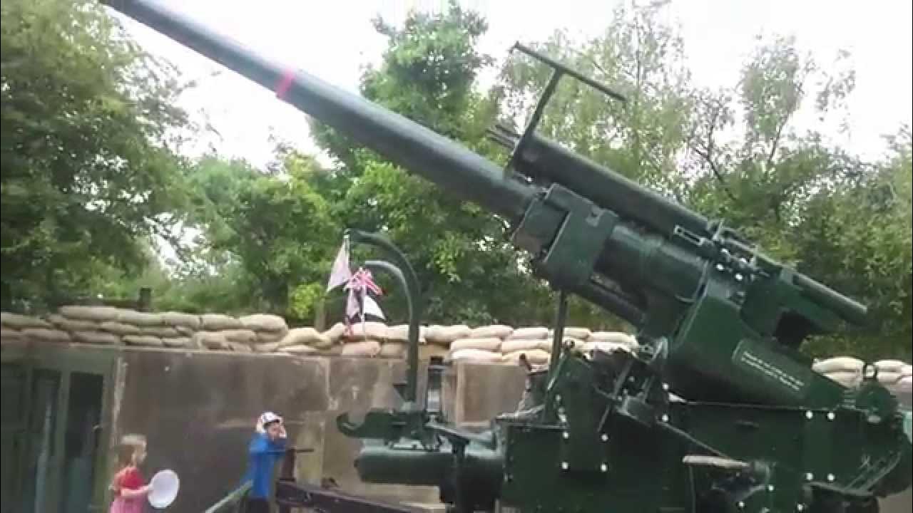 Ack Ack Gun, Opening Ceremony on 23rd June 2012 at the Mudchute Farm