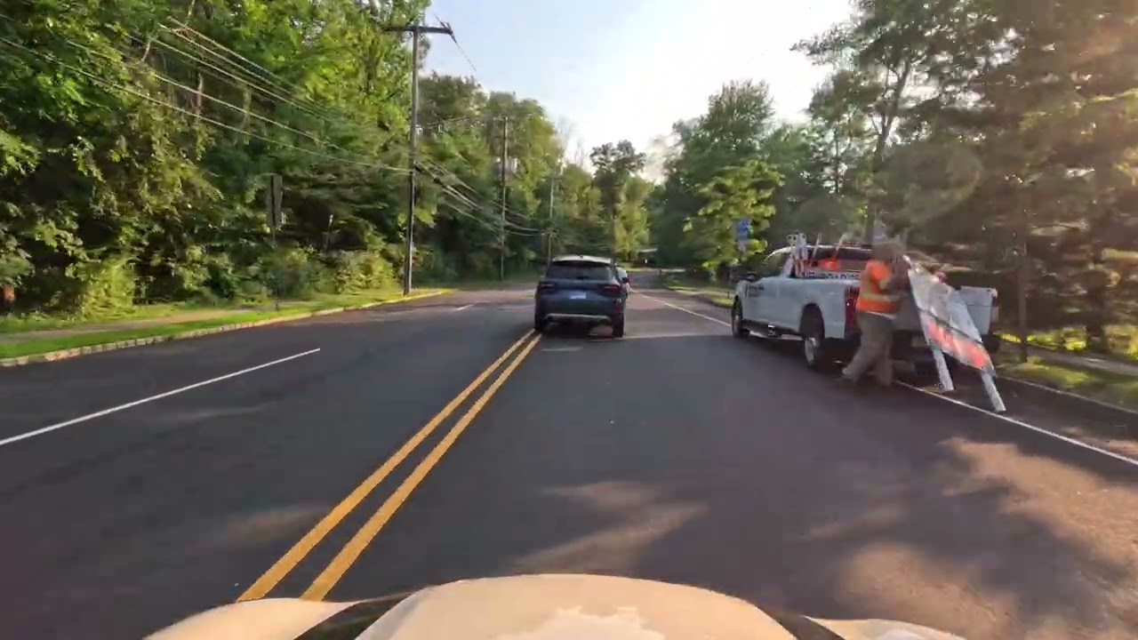 New Providence to Gillette Downtown in July Heat Wave. Murray HIll Train Station to Main St Gillette