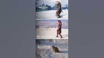 AC Valhalla vs AC Odyssey vs AC Liberation | Snow Physics