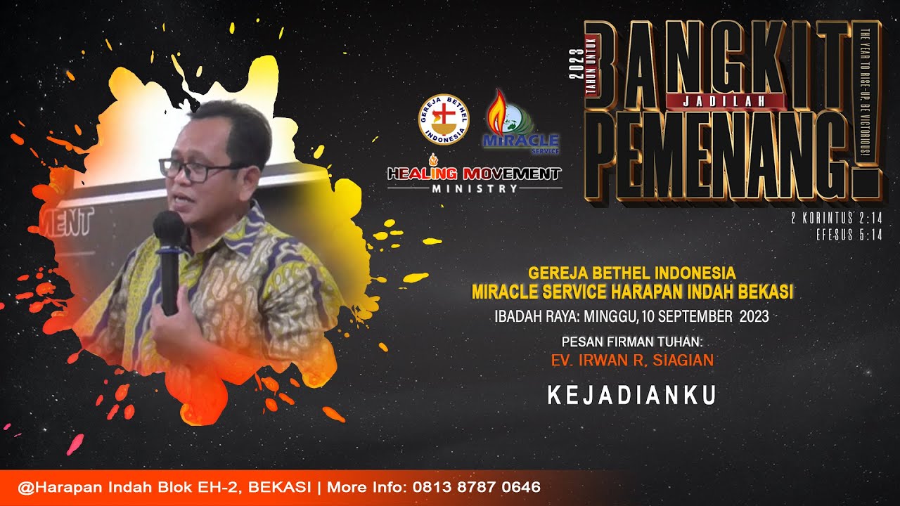 MOS 10 SEPTEMBER 2023 | EV. IRWAN R. SIAGIAN | KEJADIANKU - YouTube