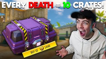 Every death I have to open 10 crates in COD Mobile ( INSANE CHALLENGE )