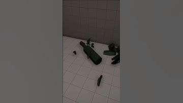 Bottle break physics test | Indie Horror Game
