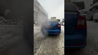 ШИКАРНЫЙ ВЫХЛОП на Skoda RS 2.0 #cars #skoda#wag #rs #2.0 #exhaust #shorts