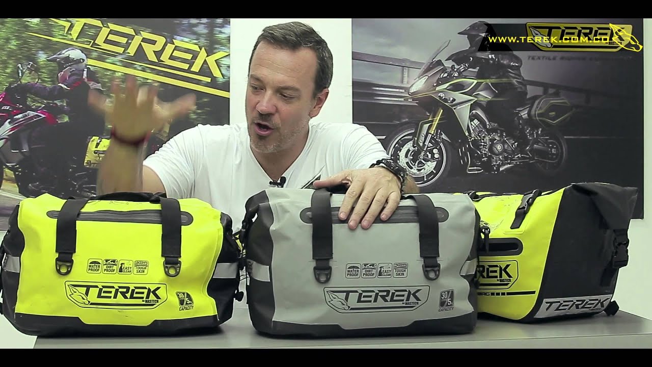 Drybag Terek. Equipaje impermeable para moto - YouTube