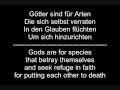 Oomph! - Menschsein (Lyrics w/ English Translation)