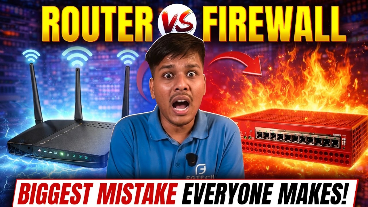 Firewall Before Router Or After Router Is Your Router Enough? Router vs Firewall Explained | #networkingtips # ...