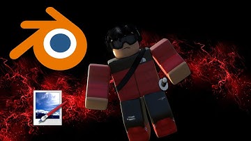 Blender + paint.net ROBLOX GFX Tutorial!