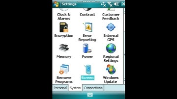 How to ALIGN SCREEN in Windows Mobile 6.0