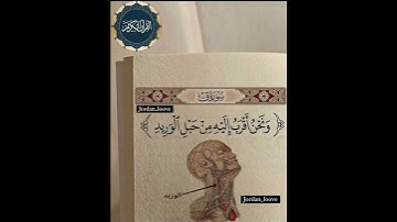 ونحن أقرب إليه من حبل الوريد #الله #راحة_نفسية #قرآن_كريم #اذكار #quran #اسلام #أذكار_الصباح_والمساء