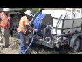 Culvert Cleaning - Custom Trailer Jetter - Cold Water