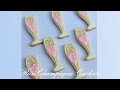 How To Decorate Champagne Cookies