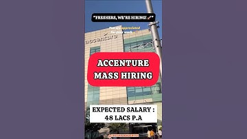 Accenture in India is hiring for over 40,000+ roles 🥳 #shortsfeed #motivation #shorts #job