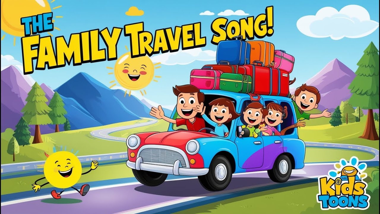 The Family Travel Song 🚗🎶 Fun Road Trip Song for Kids and Families ...