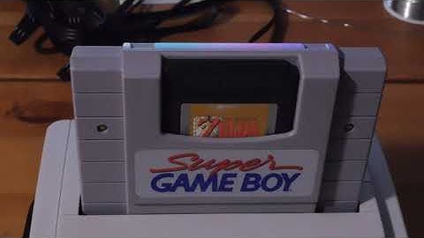 Super Game Boy Clock Mod! Installation and demonstration
