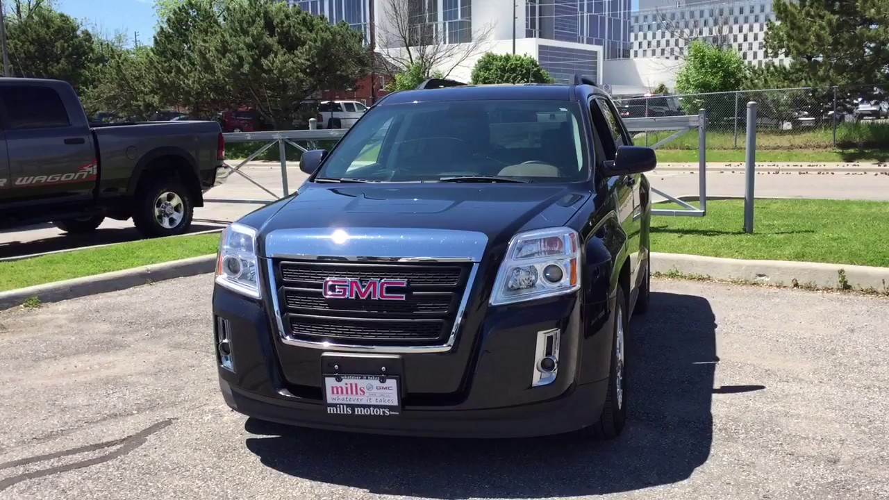 Pre-Owned 2014 GMC Terrain SLT-1 Black FWD Full Colour Backup Camera