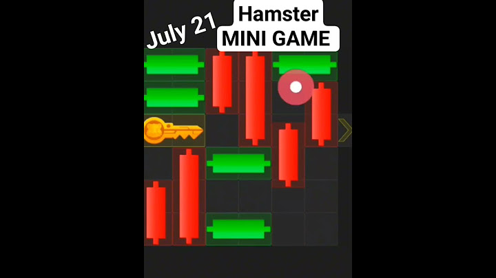hamster Kombat MINI GAME July 21 #viral #hamster